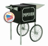 Popcorn Cart for 1911-4 oz Black and Chrome Popcorn Machine